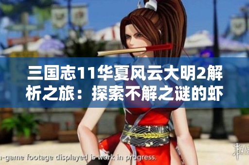 三國志11華夏風(fēng)云大明2解析之旅：探索不解之謎的蝦詰奇趣世界