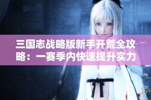 三國志戰(zhàn)略版新手開荒全攻略：一賽季內(nèi)快速提升實力的實用技巧與建議