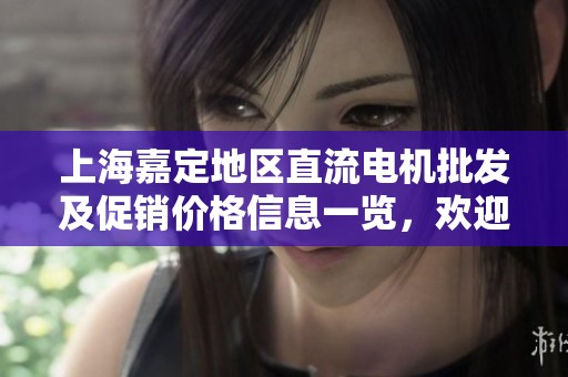 上海嘉定地區(qū)直流電機批發(fā)及促銷價格信息一覽，歡迎咨詢購買！