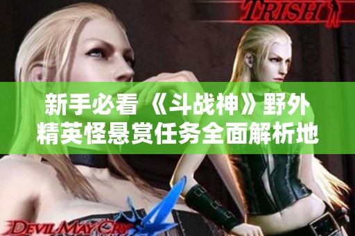 新手必看 《斗戰(zhàn)神》野外精英怪懸賞任務(wù)全面解析地圖分布詳解
