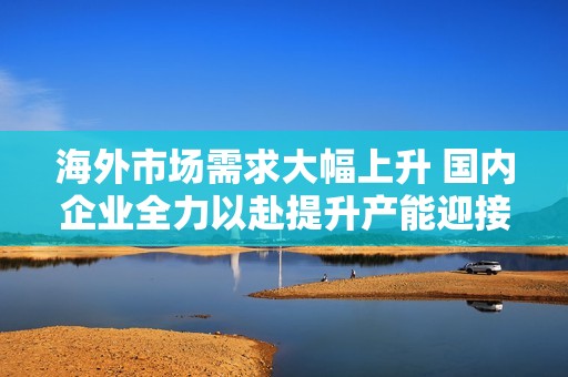 海外市場(chǎng)需求大幅上升 國(guó)內(nèi)企業(yè)全力以赴提升產(chǎn)能迎接出口高峰期 海外市場(chǎng)需求大幅上升 國(guó)內(nèi)企業(yè)全力以赴提升產(chǎn)能迎接出口高峰期