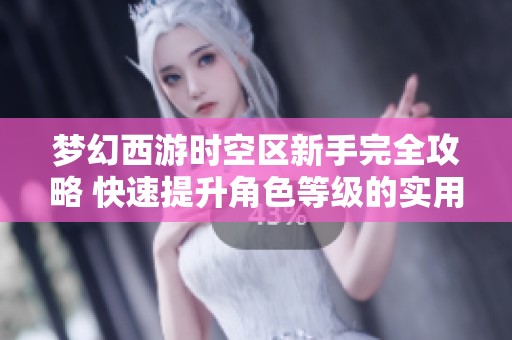 夢幻西游時空區(qū)新手完全攻略 快速提升角色等級的實(shí)用技巧分享
