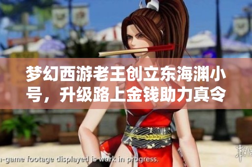 夢幻西游老王創(chuàng)立東海淵小號，升級路上金錢助力真令人羨慕