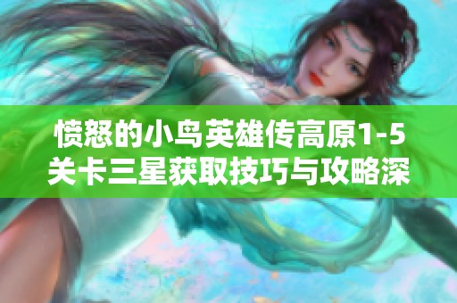 憤怒的小鳥英雄傳高原1-5關(guān)卡三星獲取技巧與攻略深入解析