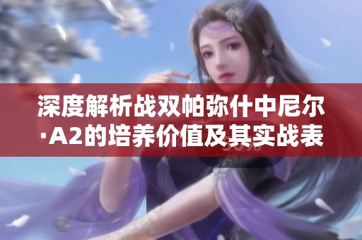 深度解析戰(zhàn)雙帕彌什中尼爾·A2的培養(yǎng)價(jià)值及其實(shí)戰(zhàn)表現(xiàn)評析