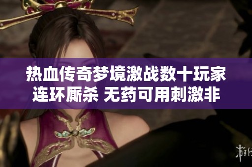 熱血傳奇夢境激戰(zhàn)數(shù)十玩家連環(huán)廝殺 無藥可用刺激非凡城主戰(zhàn)袍爭奪戰(zhàn)震撼開啟 熱血傳奇夢境激戰(zhàn)數(shù)十玩家連環(huán)廝殺 無藥可用刺激非凡城主戰(zhàn)袍爭奪戰(zhàn)震撼開啟