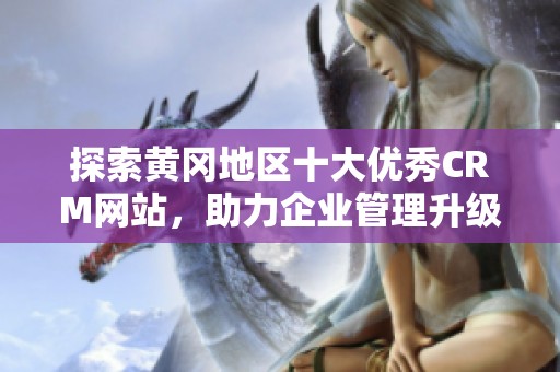 探索黃岡地區(qū)十大優(yōu)秀CRM網(wǎng)站，助力企業(yè)管理升級與發(fā)展