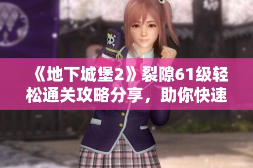 《地下城堡2》裂隙61級輕松通關(guān)攻略分享，助你快速升級！