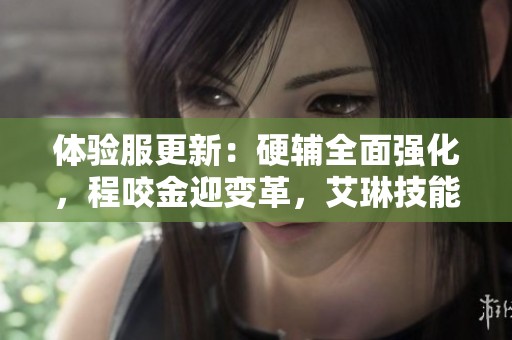 體驗服更新：硬輔全面強化，程咬金迎變革，艾琳技能優(yōu)化！