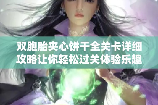 雙胞胎夾心餅干全關(guān)卡詳細(xì)攻略讓你輕松過關(guān)體驗(yàn)樂趣