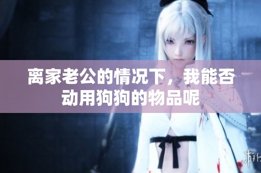 離家老公的情況下，我能否動用狗狗的物品呢