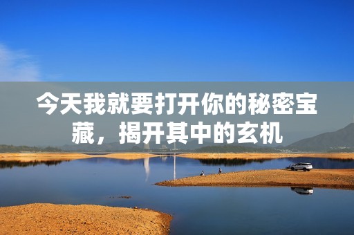 今天我就要打開你的秘密寶藏，揭開其中的玄機(jī)