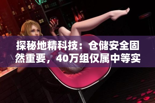 探秘地精科技：倉儲安全固然重要，40萬組僅屬中等實力分析