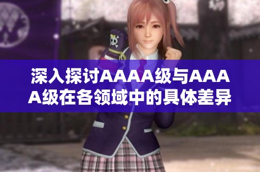 深入探討AAAA級與AAAA級在各領(lǐng)域中的具體差異