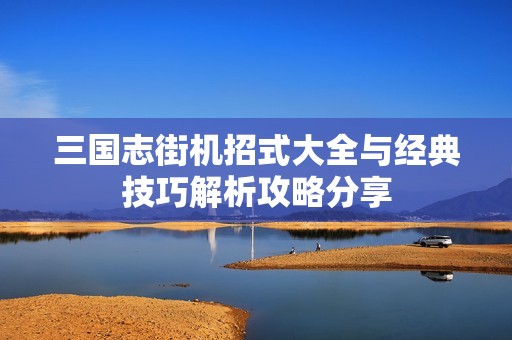 三國(guó)志街機(jī)招式大全與經(jīng)典技巧解析攻略分享