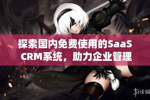 探索國內(nèi)免費使用的SaaS CRM系統(tǒng)，助力企業(yè)管理提升效率