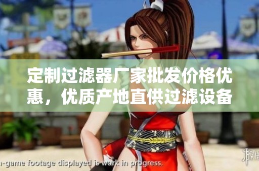 定制過濾器廠家批發(fā)價格優(yōu)惠，優(yōu)質(zhì)產(chǎn)地直供過濾設備