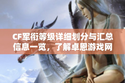 CF軍銜等級詳細(xì)劃分與匯總信息一覽，了解卓恩游戲網(wǎng)最新動態(tài)