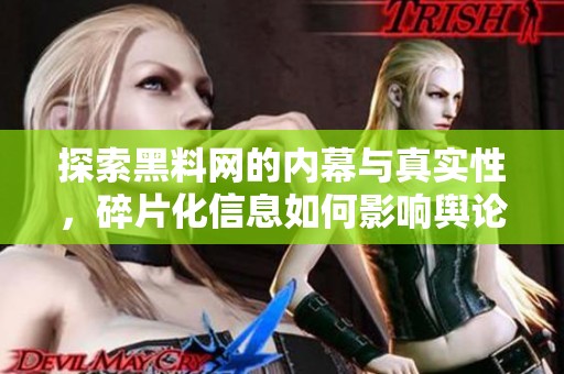 探索黑料網(wǎng)的內(nèi)幕與真實性，碎片化信息如何影響輿論？