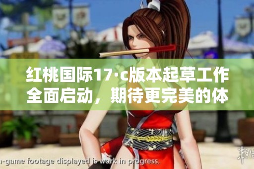 紅桃國際17·c版本起草工作全面啟動，期待更完美的體驗