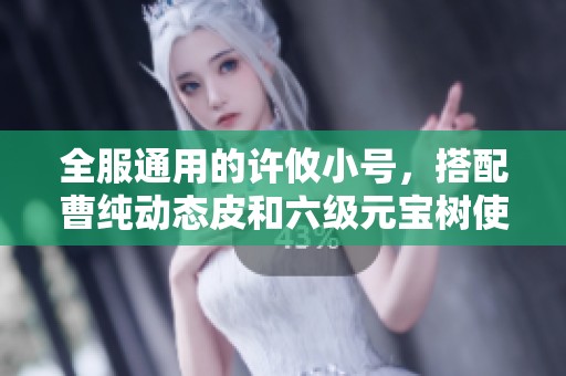 全服通用的許攸小號，搭配曹純動態(tài)皮和六級元寶樹使用指南