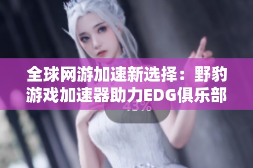 全球網(wǎng)游加速新選擇：野豹游戲加速器助力EDG俱樂部高速體驗
