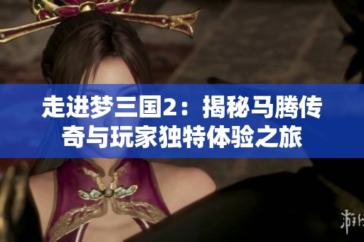 走進(jìn)夢(mèng)三國2：揭秘馬騰傳奇與玩家獨(dú)特體驗(yàn)之旅