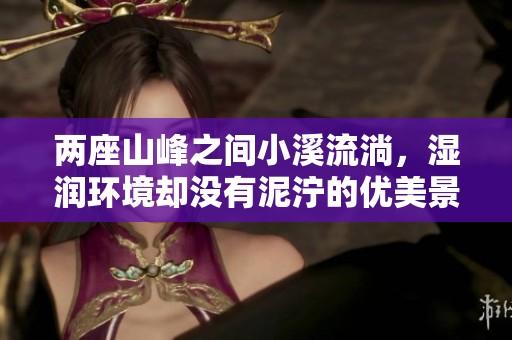 兩座山峰之間小溪流淌,濕潤(rùn)環(huán)境卻沒(méi)有泥濘的優(yōu)美景致 兩座山峰之間小溪流淌,濕潤(rùn)環(huán)境卻沒(méi)有泥濘的優(yōu)美景致