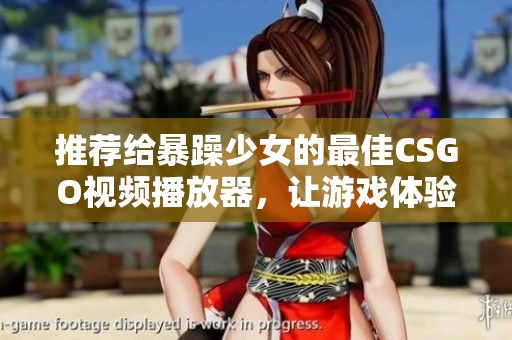 推薦給暴躁少女的最佳CSGO視頻播放器，讓游戲體驗(yàn)更加暢快淋漓