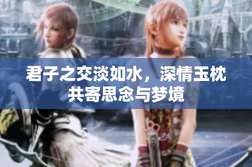 君子之交淡如水，深情玉枕共寄思念與夢(mèng)境