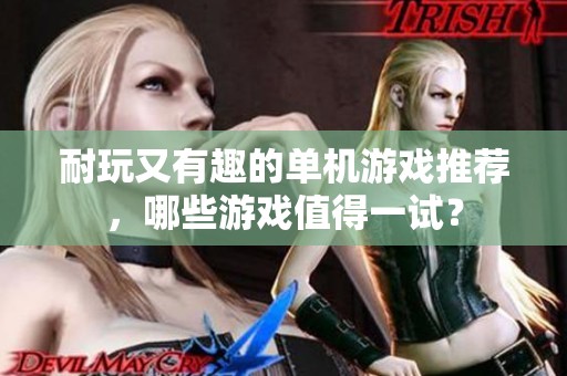 耐玩又有趣的單機(jī)游戲推薦，哪些游戲值得一試？