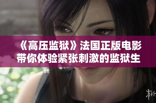 《高壓監(jiān)獄》法國正版電影帶你體驗緊張刺激的監(jiān)獄生活與求生挑戰(zhàn)