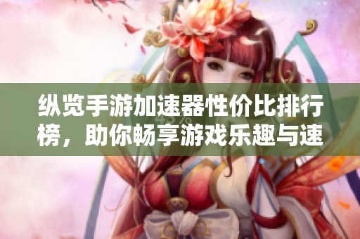 縱覽手游加速器性價比排行榜，助你暢享游戲樂趣與速度