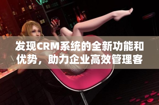 發(fā)現(xiàn)CRM系統(tǒng)的全新功能和優(yōu)勢，助力企業(yè)高效管理客戶關系