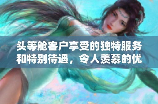 頭等艙客戶享受的獨特服務和特別待遇，令人羨慕的優(yōu)越體驗