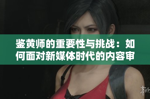 鑒黃師的重要性與挑戰(zhàn)：如何面對新媒體時代的內容審核工作