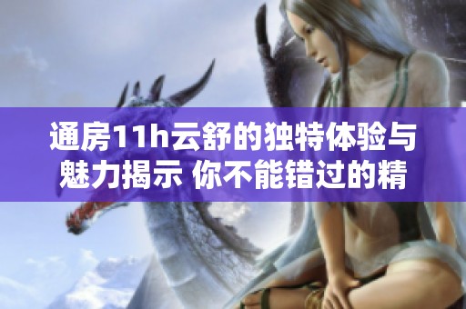 通房11h云舒的獨(dú)特體驗(yàn)與魅力揭示 你不能錯(cuò)過的精彩內(nèi)容