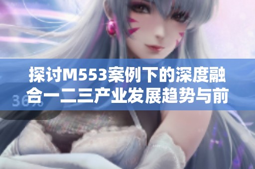 探討M553案例下的深度融合一二三產(chǎn)業(yè)發(fā)展趨勢與前景分析