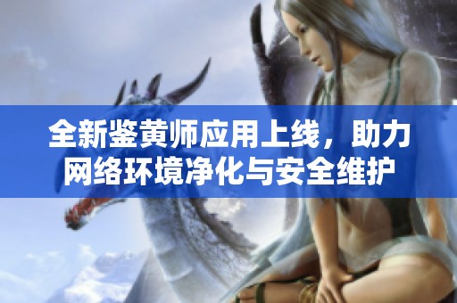 全新鑒黃師應(yīng)用上線，助力網(wǎng)絡(luò)環(huán)境凈化與安全維護(hù)