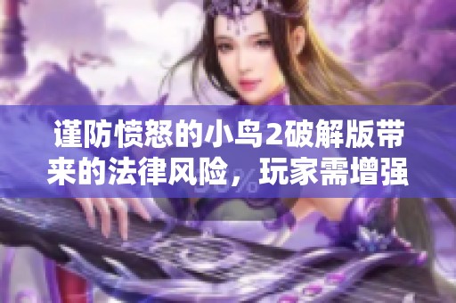 謹防憤怒的小鳥2破解版帶來的法律風(fēng)險，玩家需增強警覺性