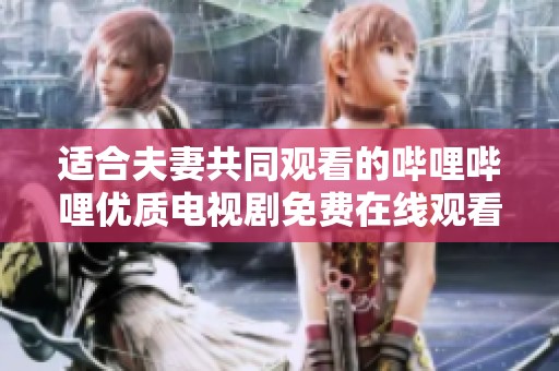 適合夫妻共同觀看的嗶哩嗶哩優(yōu)質(zhì)電視劇免費在線觀看推薦