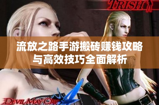 流放之路手游搬磚賺錢攻略與高效技巧全面解析