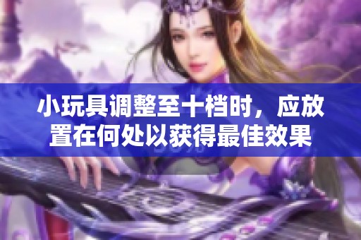 小玩具調(diào)整至十檔時，應(yīng)放置在何處以獲得最佳效果