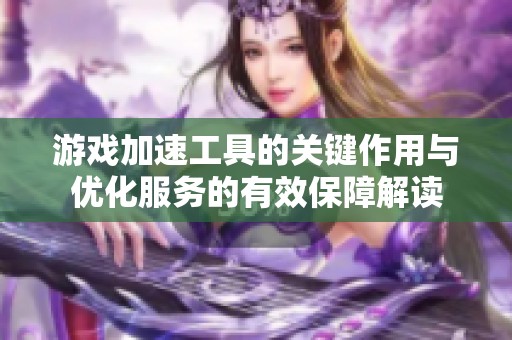 游戲加速工具的關(guān)鍵作用與優(yōu)化服務(wù)的有效保障解讀
