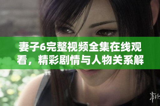 妻子6完整視頻全集在線觀看，精彩劇情與人物關(guān)系解析盡在其中