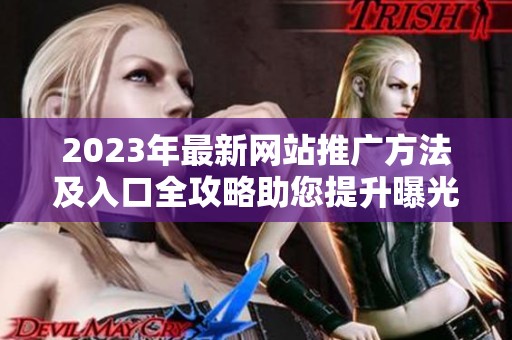 2023年最新網(wǎng)站推廣方法及入口全攻略助您提升曝光率