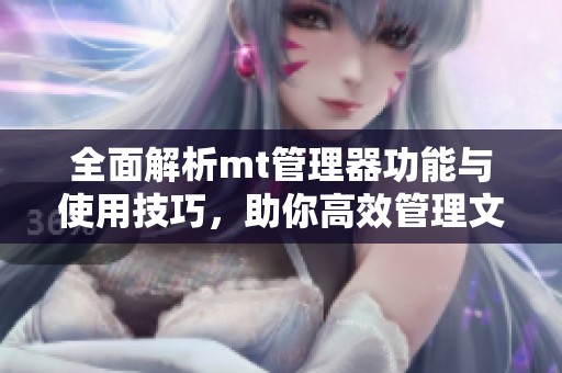 全面解析mt管理器功能與使用技巧，助你高效管理文件和應(yīng)用