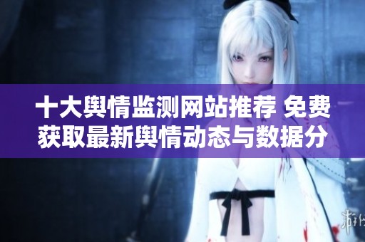 十大輿情監(jiān)測網(wǎng)站推薦 免費獲取最新輿情動態(tài)與數(shù)據(jù)分析