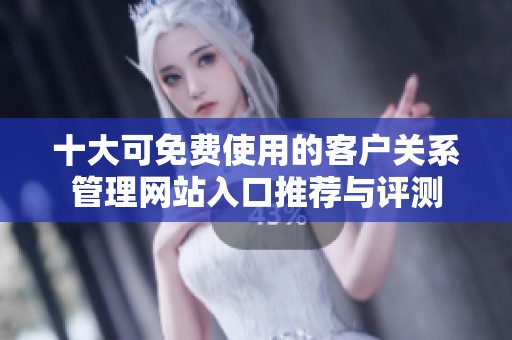 十大可免費(fèi)使用的客戶關(guān)系管理網(wǎng)站入口推薦與評(píng)測