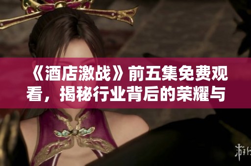 《酒店激戰(zhàn)》前五集免費觀看，揭秘行業(yè)背后的榮耀與風波